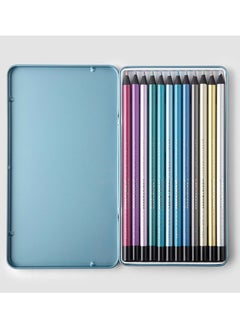 PrintWorks 12 Colour Pencils Metallic Tone Theme By PrintWorks  - Image 2