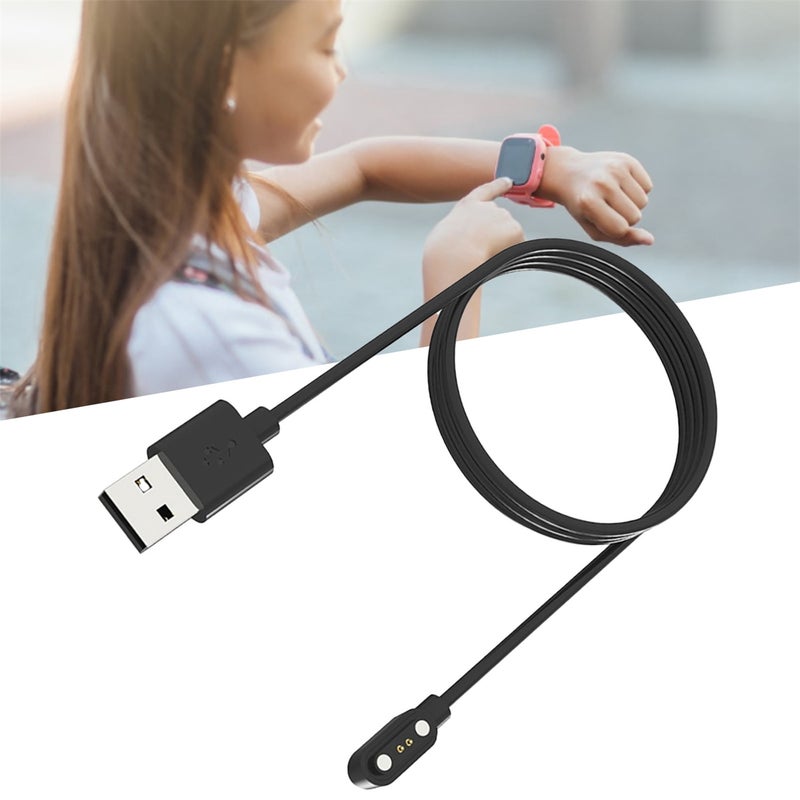Smart Watch Charging Cable Secure Magnetic Quick Charging Cable Smart Watch Dock Charging Adapter 2 PIN Watch Charging Cable For HW12 HW - Image 5