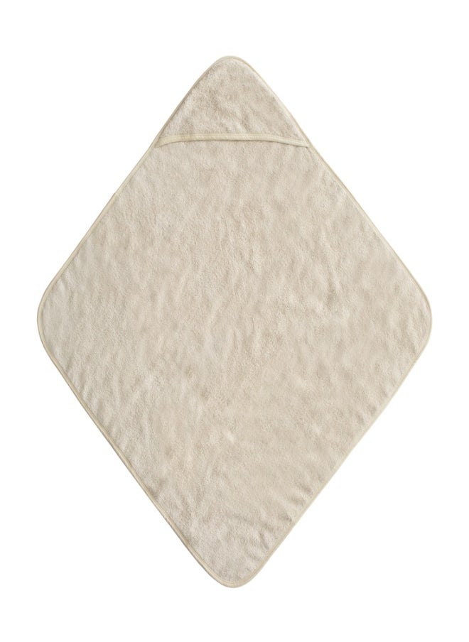 mushie Hooded Towel Fog  - Image 1