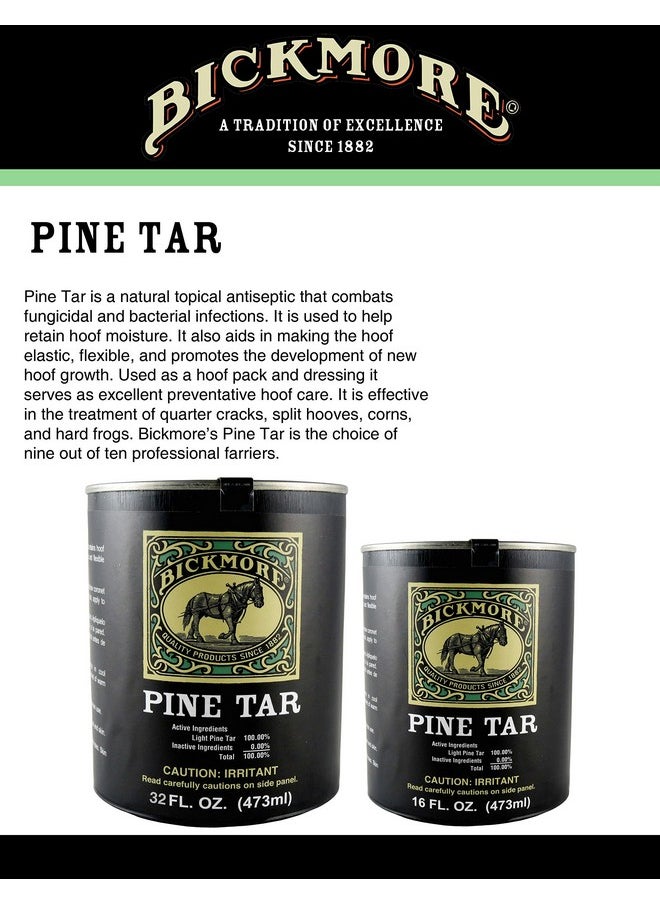 Bickmore - Pine Tar 16Oz  Hoof Care Formula For Horses - Image 1