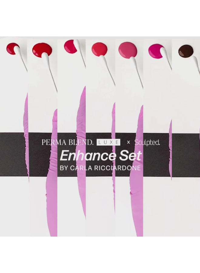Perma Blend مجموعة لوكس إنهانس إكس سكلبتد صبغات الشفاه الاحترافية للماكياج الدائم، تلوين الشفاه، ولون الشفاه طويل الأمد 8X15مل - Image 3