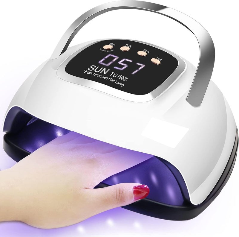 LKE LKE UV Nail Lamp Nail Dryer 220W Light for Nails with 4 Timers LED Lamp Gel Polish Kit Professional Art Tools Automatic Sensor 