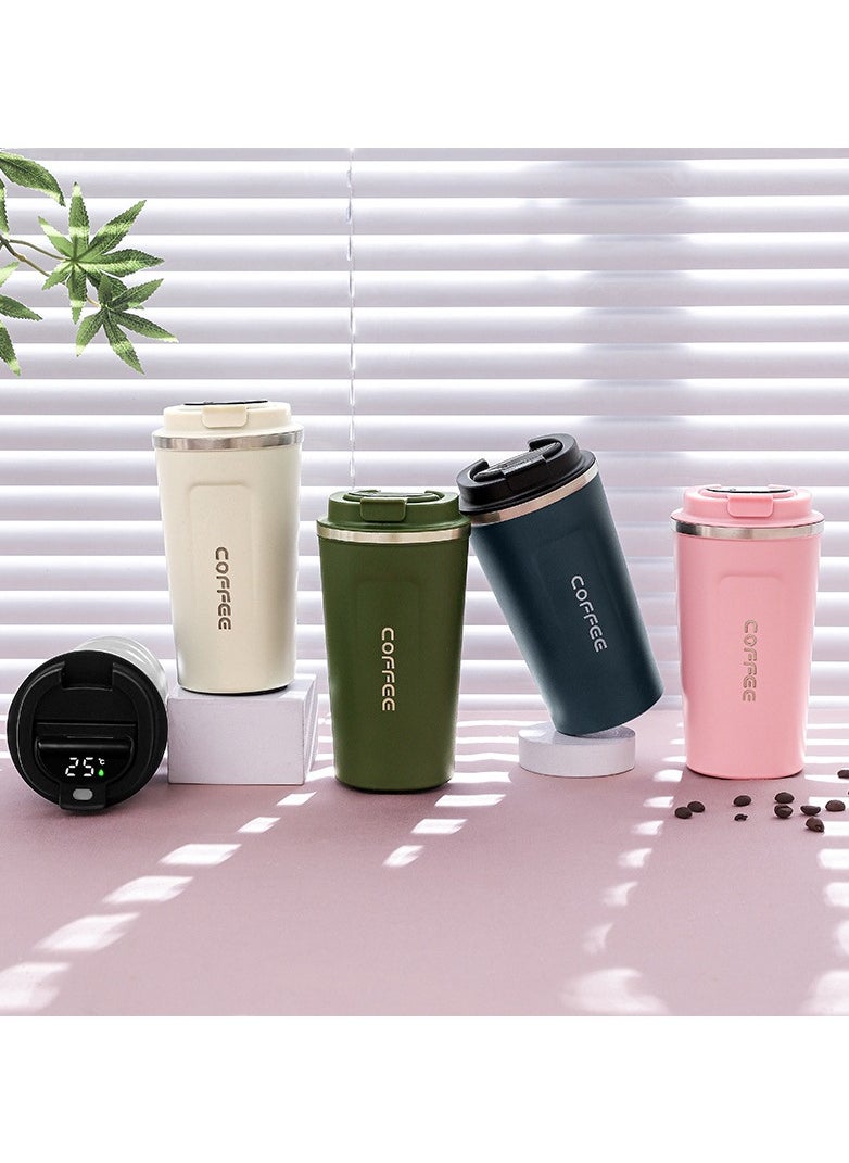 Coffee - Intelligent Digital Display 510ml 304 Stainless Steel Coffee Cup Thermal Mug Office Termal Cafe  Travel Insulated Bottle - Image 1