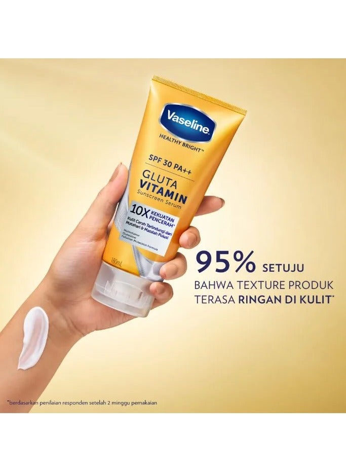 Vaseline SPF 30 PA++ Gluta Vitamin Sunscreen Serum 180ml - Image 5