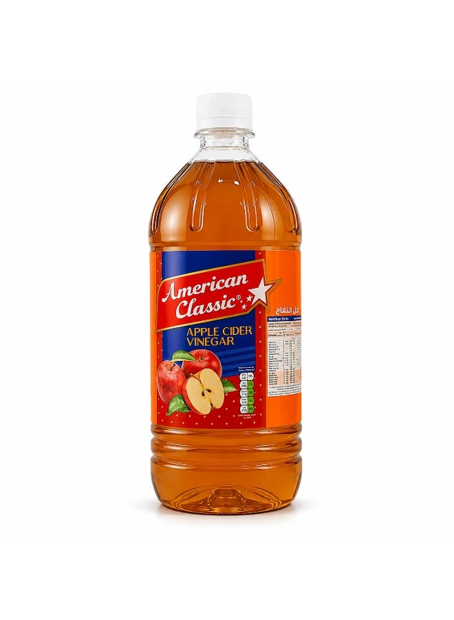 American Classic Apple Cider Vinegar 946ml, 5% Acidity for Salads Dressings Marinades Pickles - Image 1