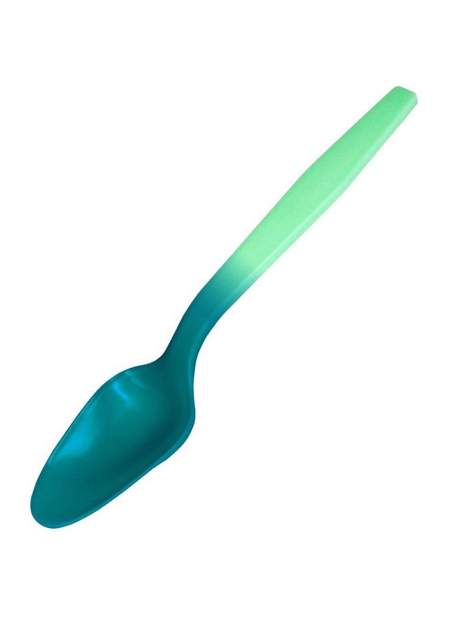 AAkron Color Changing Reusable Mood Spoon, Set of 24, Assorted Colors, BPA Free, reacts to cold food temperatures and changes color - perfect for ice cream - MADE IN USA - Image 4