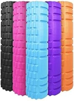 SportQ Ultimate Recovery Fitness Foam Roller, Deep Tissue Massage Roller and Muscle Massage, Yoga and Pilates for Muscle Relaxation, Balance, Physical Therapy, Pain Relief (Black Soft Deep, 45CM) 