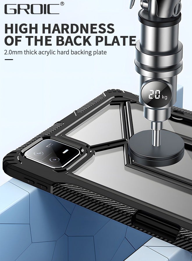 GROIC Tablet Case,Case For Xiaomi Pad 6 / Xiaomi Pad 6 Pro,180° Rotatable Handle Stand Case ,Shatter-Resistant Shell, Drop-Proof Case for Tablet  - Image 4