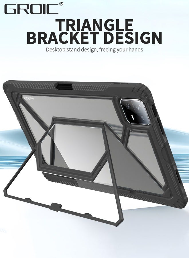 GROIC Tablet Case,Case For Xiaomi Pad 6 / Xiaomi Pad 6 Pro,180° Rotatable Handle Stand Case ,Shatter-Resistant Shell, Drop-Proof Case for Tablet  - Image 2