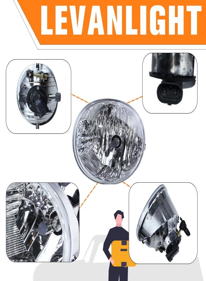 LEVANLIGHT مجموعة مصابيح الضباب LEVANLIGHT متوافقة مع سيارات تويوتا راف 4 موديلات 2004-2005 / تويوتا أفالون موديلات 2005-2007 / تويوتا 4 رانر موديلات 2006-2009 / لكزس ES330 موديلات 2005-2006، مصابيح ضباب بديلة أصلية (راف 4 موديلات 2004-2005) - Image 5