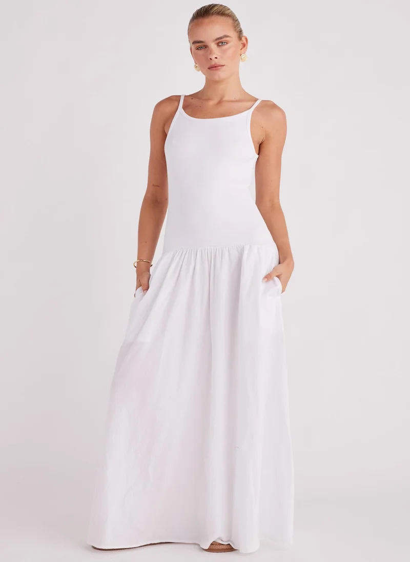 SNDYS Tiered Cotton Dress