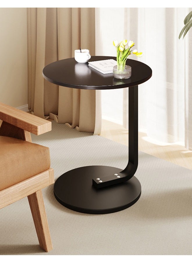 XiuWoo - Nordic Style Round Coffee Table – Sturdy Sofa Side Table/End Table for Living Room, 40x40x60cm - Image 1