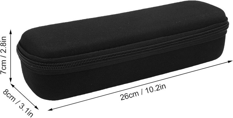 Zopsc Shockproof Water proof Wireless Microphone Case Hard Shell Travel Storage Bag with Dual Zipper for 1 Mic Receivers Cables Accessories - Image 3