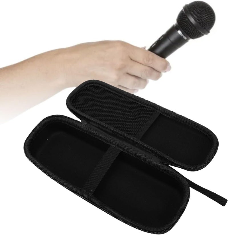 Zopsc Shockproof Water proof Wireless Microphone Case Hard Shell Travel Storage Bag with Dual Zipper for 1 Mic Receivers Cables Accessories - Image 5