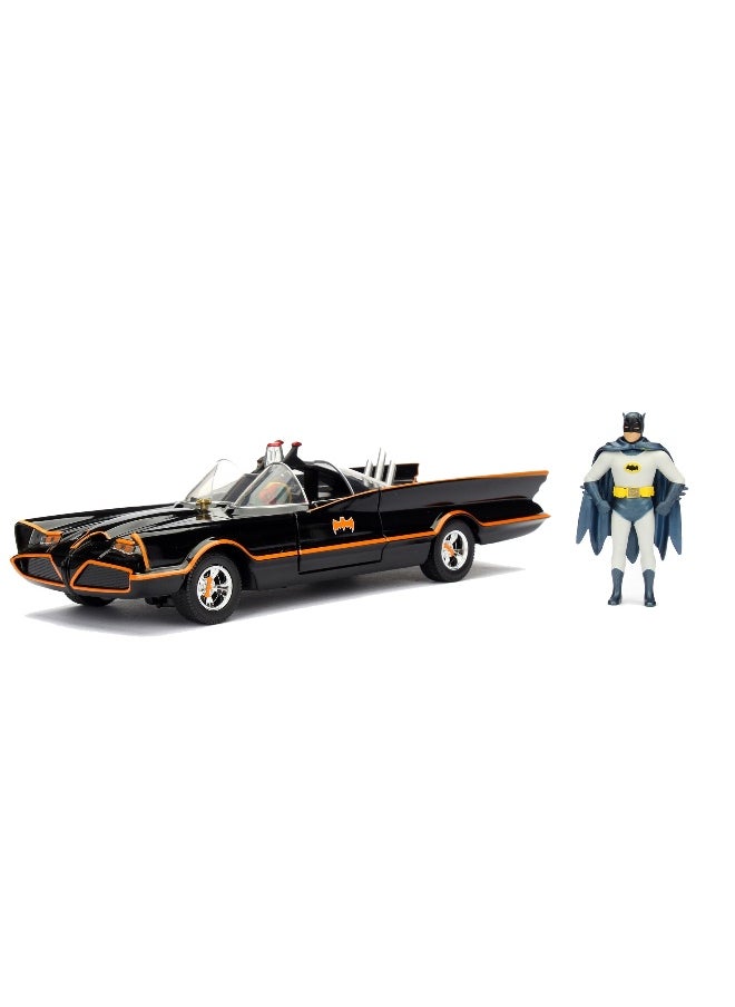 DC Batman Classic TV Series 1966 Batmobile & Figure (1:24)  - Image 1