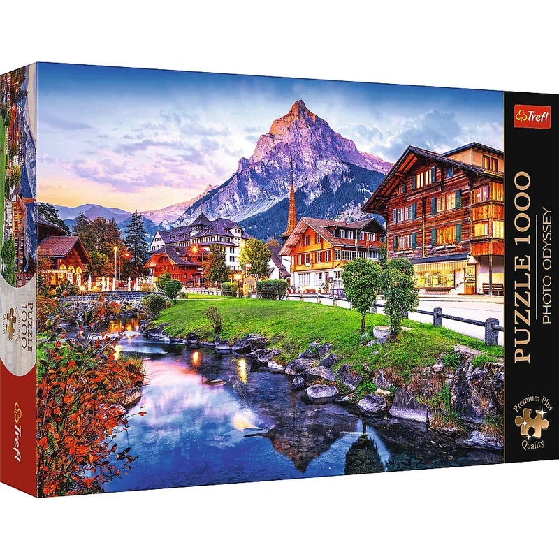 Trefl - Alpine Town, Switzerland Odyssey Puzzle 1000 Pieces - 10854 - Image 1