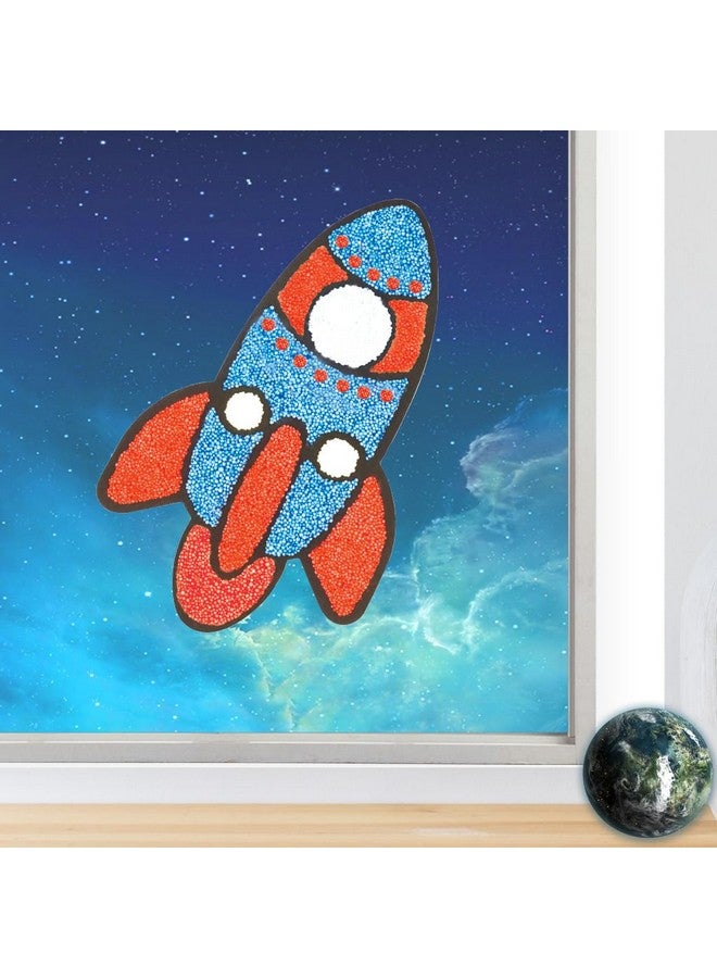 إيماجيميك ملصقات الطين: صاروخ | اصنع ملصقًا فريدًا بنفسك باستخدام الطين الذي يجف في الهواء | بدون فوضى، مناسب للسفر | بدون فوضى، مناسب للسفر | هدايا قابلة للإرجاع للأطفال من سن 3 و4 و5 و6 و7 سنوات - Image 4