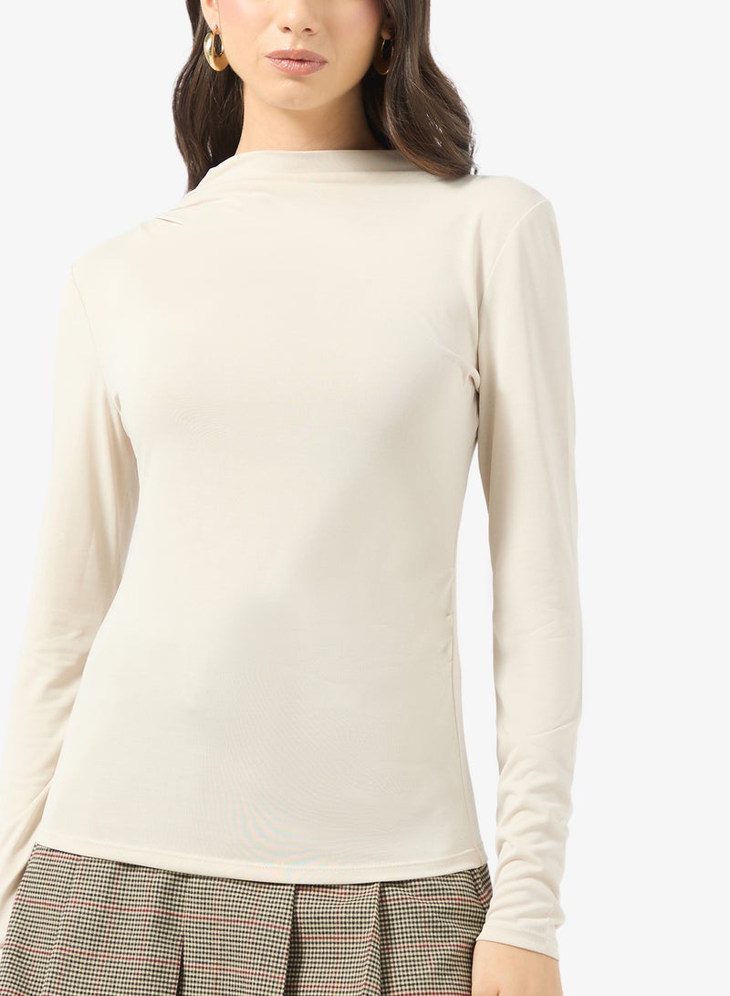 ONLY ONLFREE LIFE Long Sleeve DRAPE TOP - Image 3