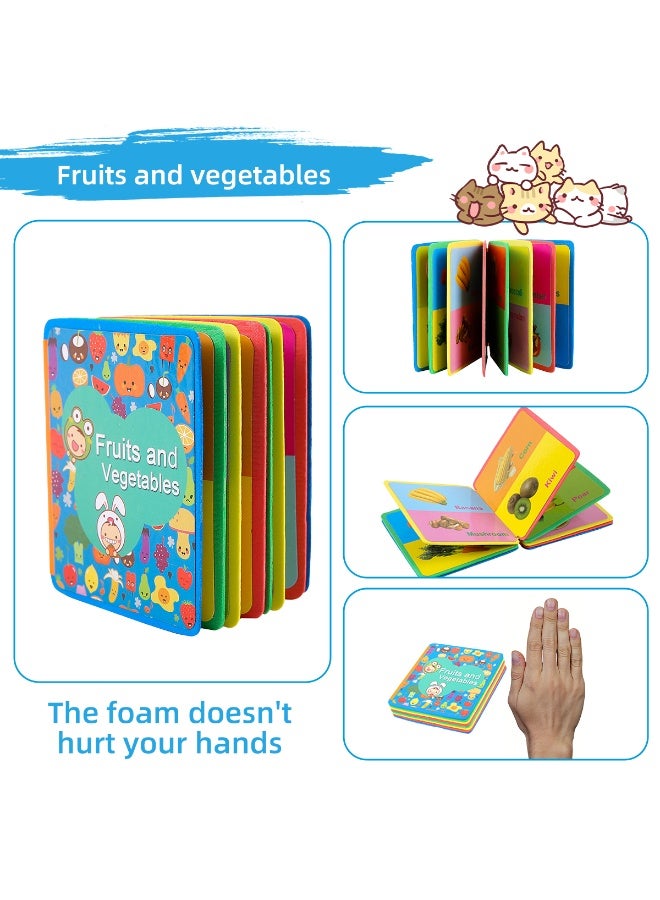 3-piece set of children's early education cognitive enlightenment book word card book letters and numbers learning book rounded corners design drop-proof does not hurt the hands of the book back strip color random EVA book holiday gift opening season, back to school - Image 2