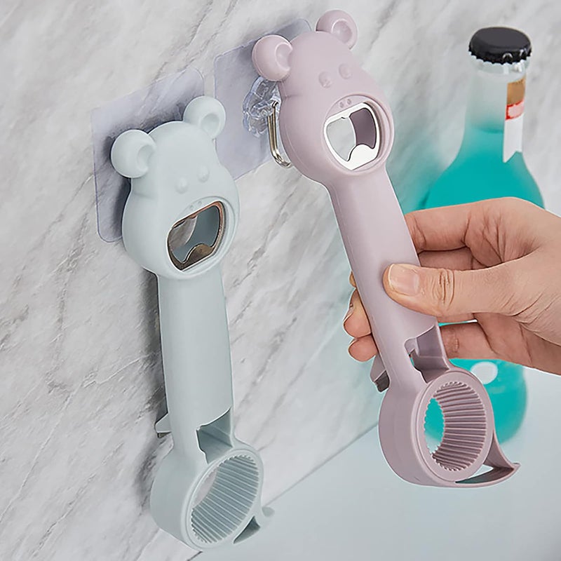 comfrt 2/3/4PCS Jar Opener, 4 in 1 Multifunctional Can Bottle Openers, Kitchen Tool for Jelly Jars, Wine, Beer and other, Bottle to Protect the Nail Use Kitchen Accessories - Image 5