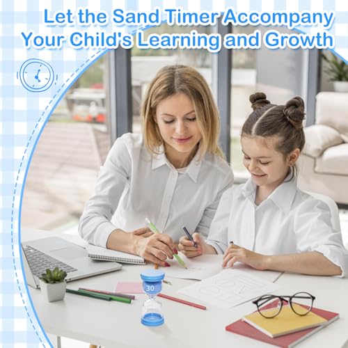 CoolShef 30 Minute Sand Timer Hourglass – Shatterproof Sand Clock for Home, Office, Yoga, Study, and Kids’ Room – Sandglass Gift for Adults and Kids - Image 3