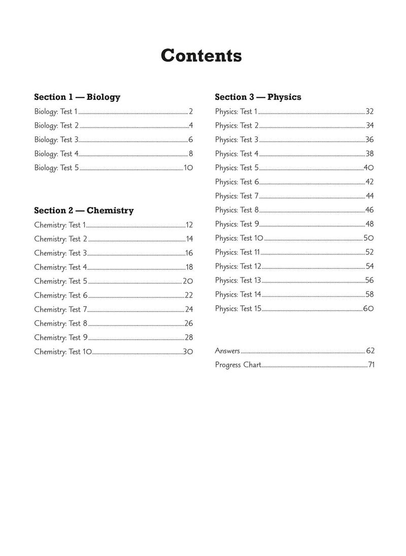 GCSE Science: Essential Maths Skills 10-Minute Tests - Foundation (includes answers)  - Image 2