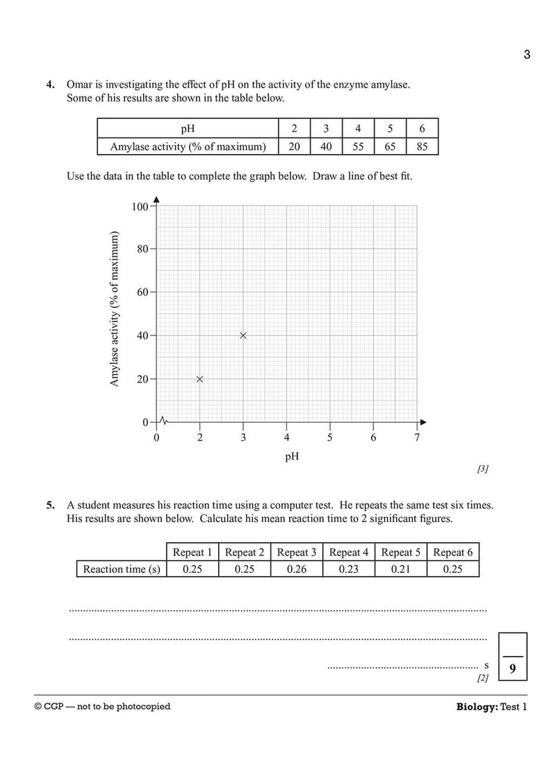 GCSE Science: Essential Maths Skills 10-Minute Tests - Foundation (includes answers)  - Image 4
