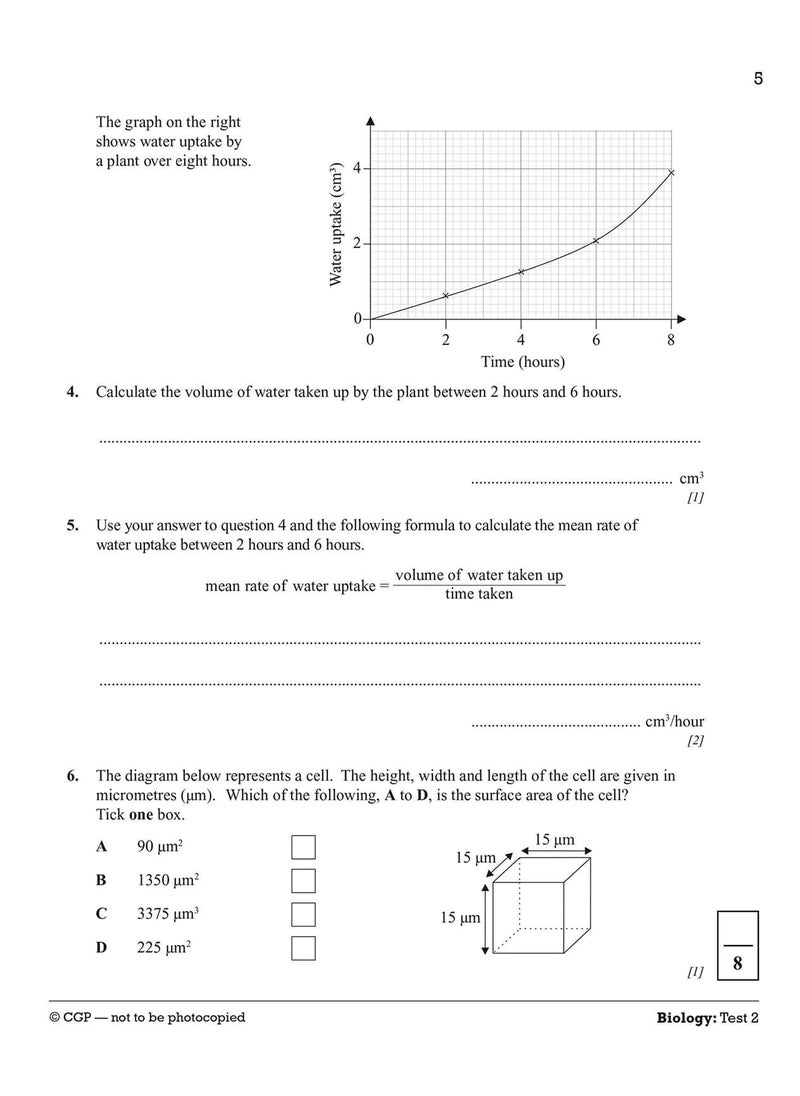 GCSE Science: Essential Maths Skills 10-Minute Tests - Foundation (includes answers)