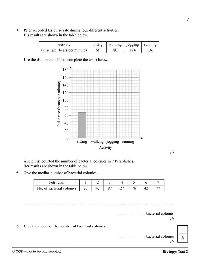 GCSE Science: Essential Maths Skills 10-Minute Tests - Foundation (includes answers)
