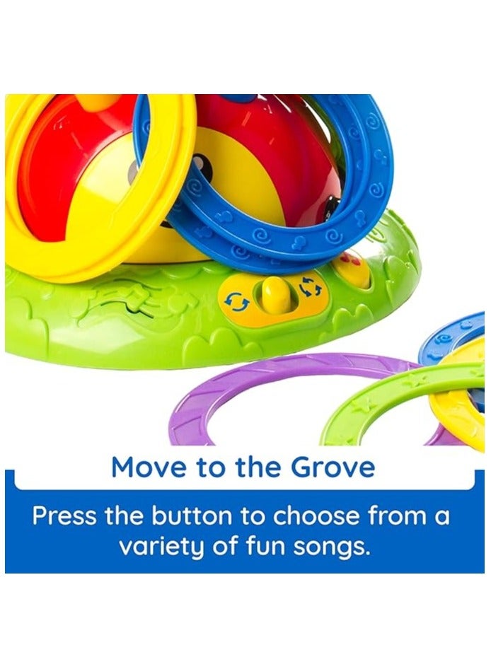 Urban Trendo 3-in-1 Ladybug Musical Ring Toss & Jumping Game for Kids – Bluetooth Speaker Toy with Music, Indoor & Outdoor Activity Playset, Educational & Safe Gift for Boys & Girls Ages 3+ - Image 4