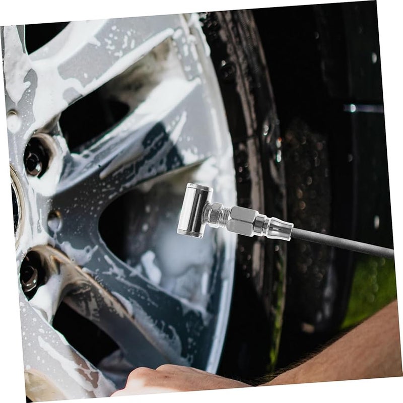 مقبس هواء الإطارات الثقيل ذو الجانبين المقوى بالنحاس مع قفل مزدوج - Image 5