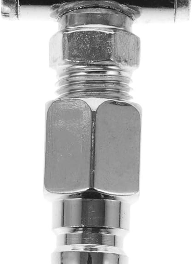 مقبس هواء الإطارات الثقيل ذو الجانبين المقوى بالنحاس مع قفل مزدوج - Image 2