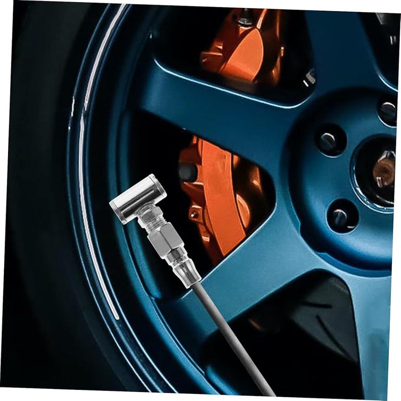 مقبس هواء الإطارات الثقيل ذو الجانبين المقوى بالنحاس مع قفل مزدوج - Image 3