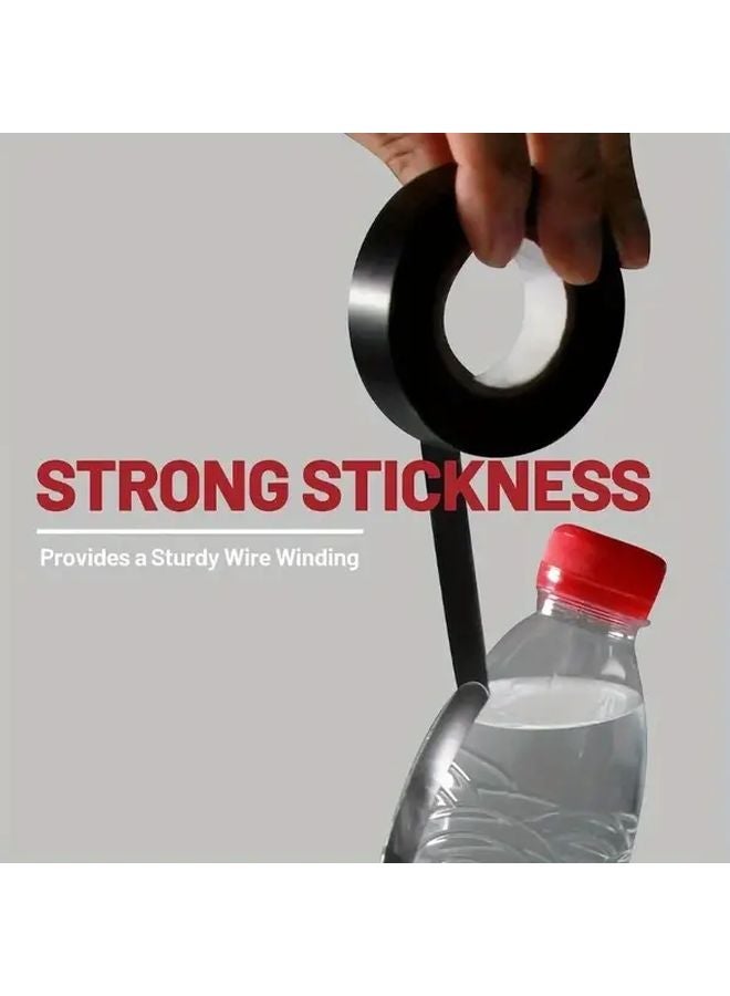 10pcs PVC Electrical Insulation Tape Strong Adhesion Heat Resistant Moisture Proof - Image 4