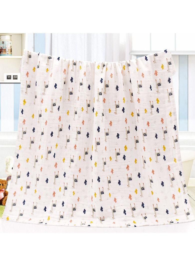 Loquat Pure Cotton Cartoon Printed Bath Towels
