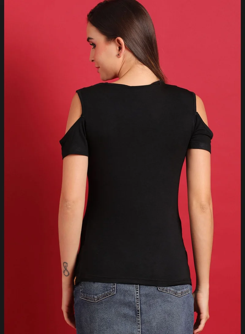 Campus Sutra Printed Tshirt