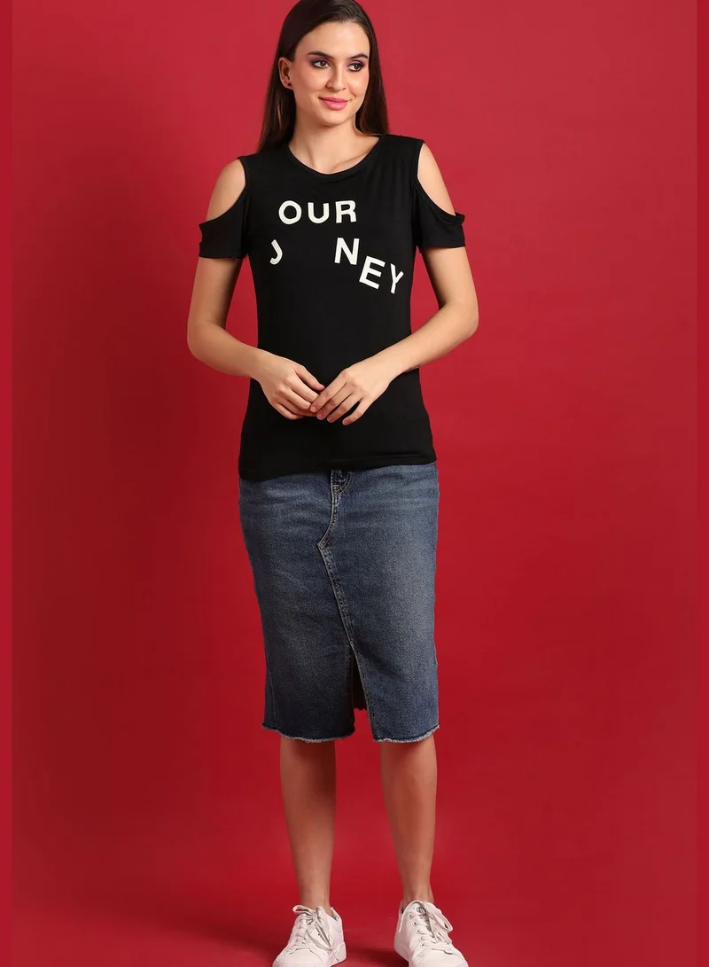 Campus Sutra Printed Tshirt