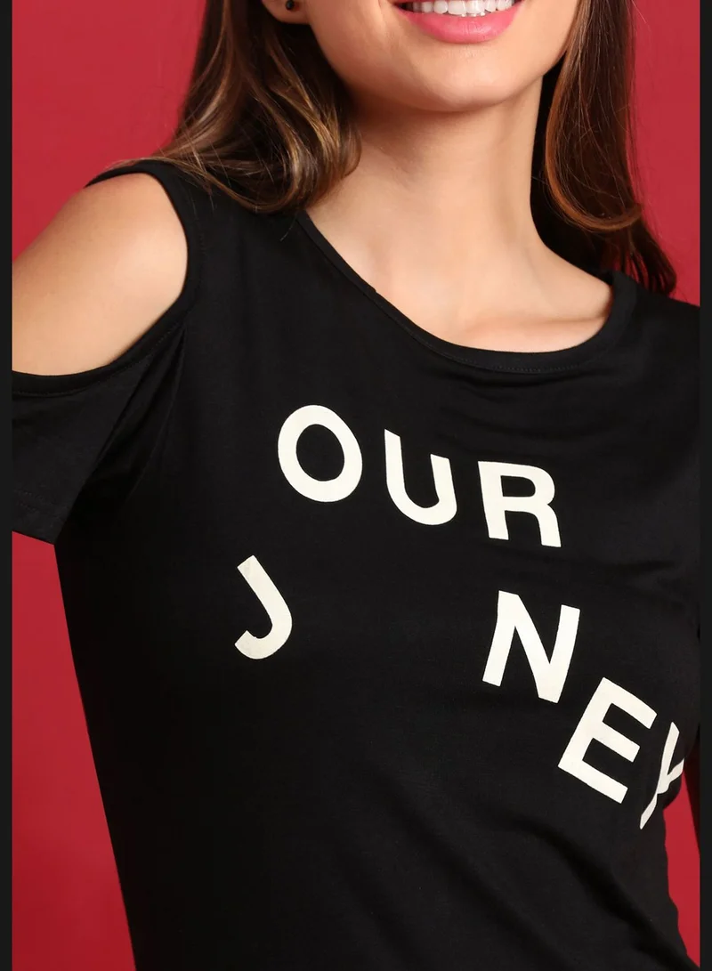 Campus Sutra Printed Tshirt