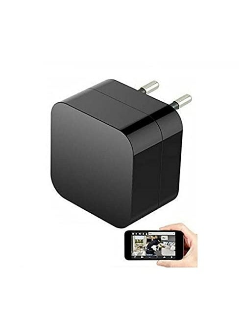 AZYLYN AZYLYN WiFi Charger Camera 1080P HD Resolution Motion Detection Hidden Mini Nanny Camera USB Charger Camera for Home and Office Remote View  - Image 1