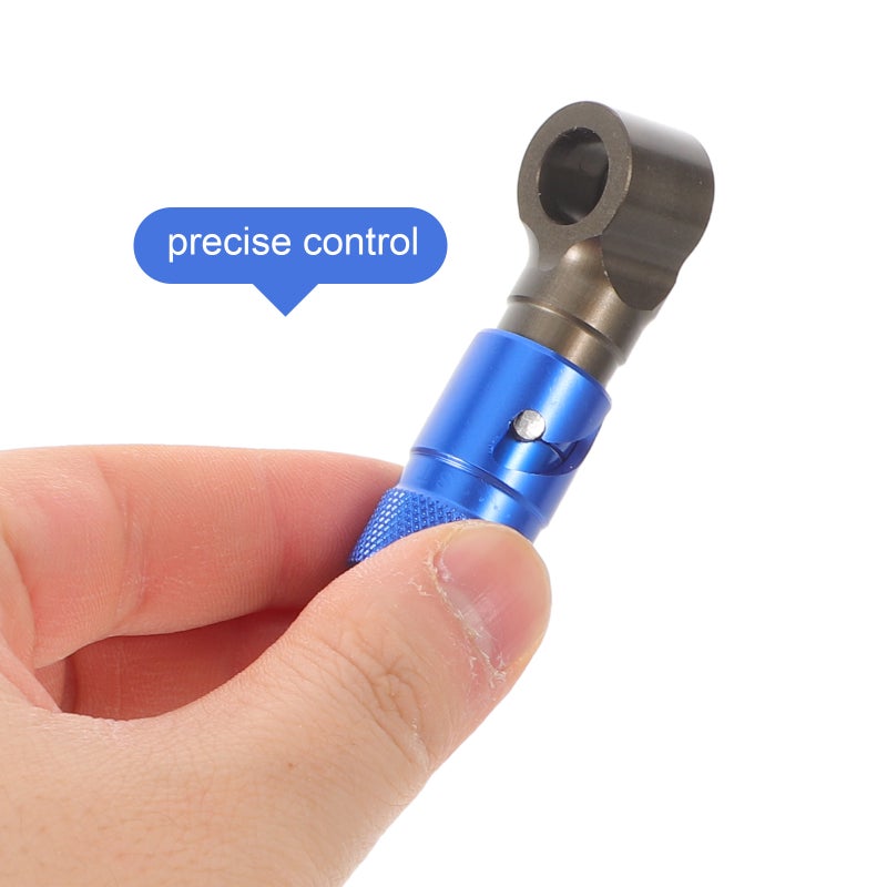Brake Line Fitting for Motorcycle - Quick Release Connect & Disconnect Adapter - Aluminum Alloy Oil Line Coupling Connector Curved for Fluid Hose - Image 3
