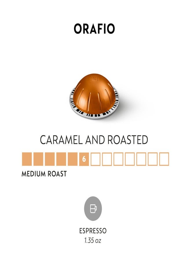 Nespresso Vertuo Orafio, Medium Roast Espresso Coffee capsules, 50 Pack - Image 2