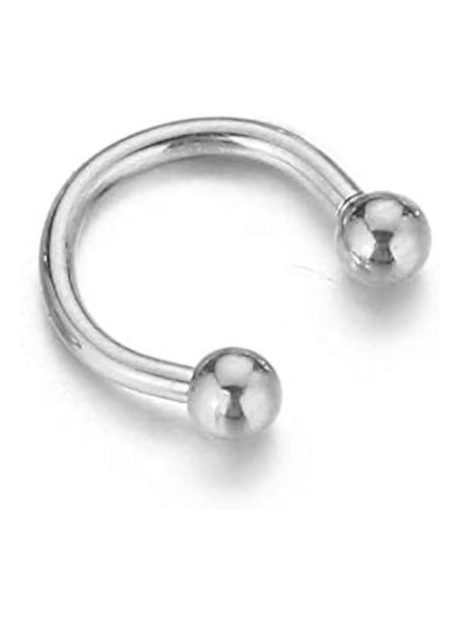 Forbidden Body Jewelry Horseshoe Septum Rings Internally Threaded Small Nose Hoop Surgical Steel (3PCS) SPHS - Image 1