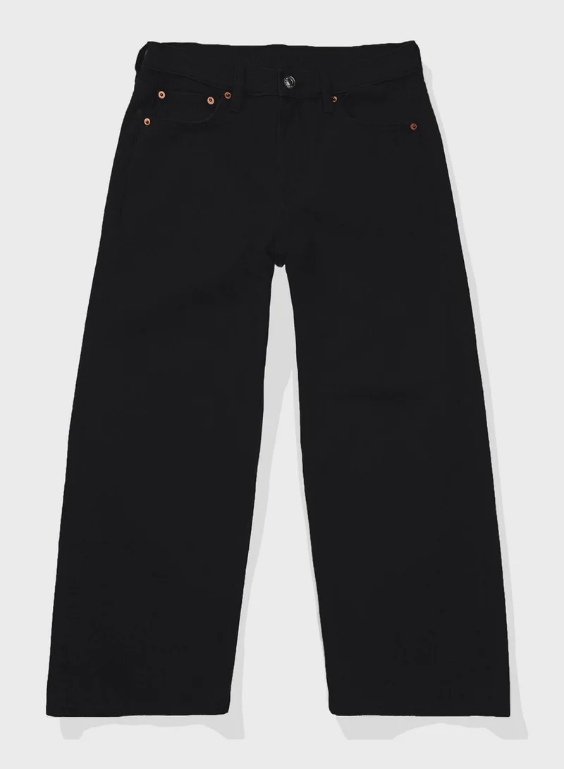 American Eagle Wide Leg Crop Jeans