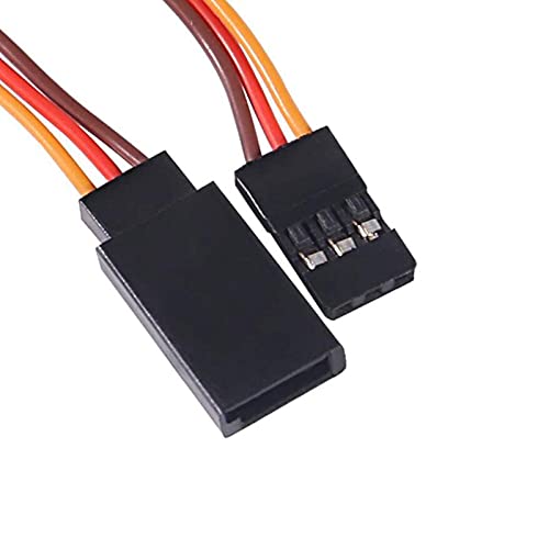 AEDIKO 22pcs 3Pin Servo Extension Cable Cord Male to Female Wire Connectors 5 Types for Servo Extension Connection Control Board Remote Control Parts - Image 3