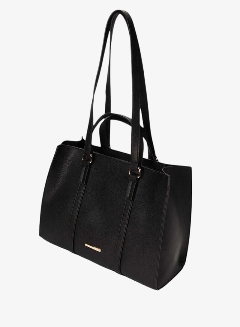 Bata Structured Top Handle Tote Bag - Image 3