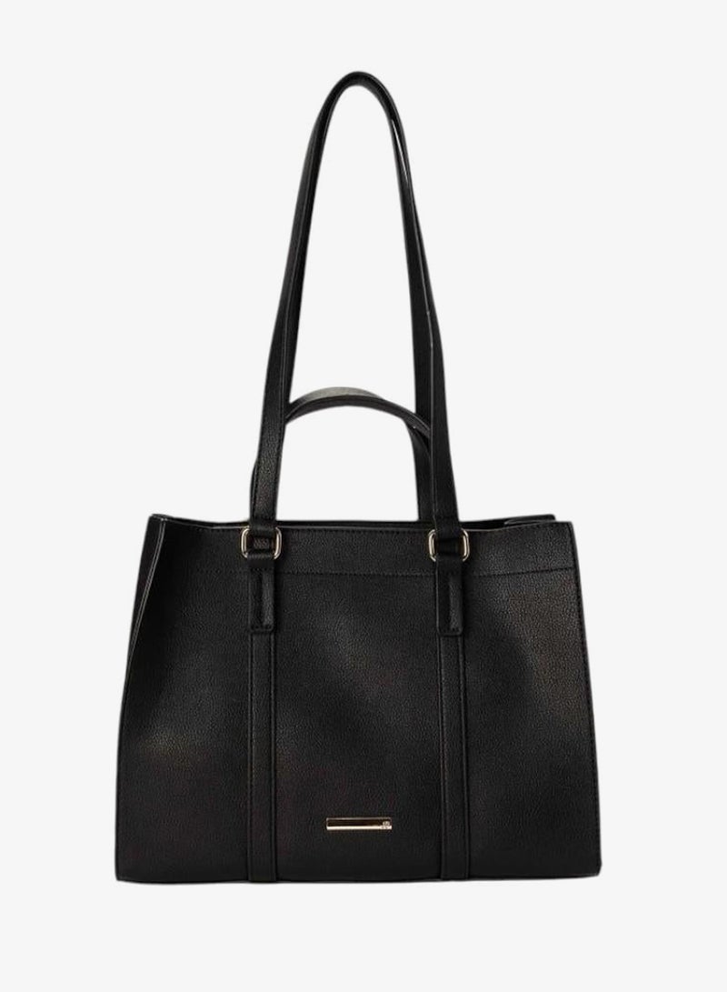 Bata Structured Top Handle Tote Bag - Image 1
