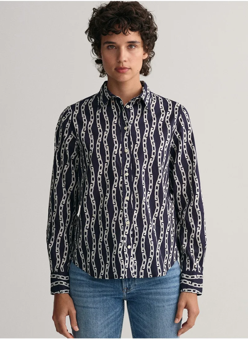 GANT Chain Print Regular Fit Shirt