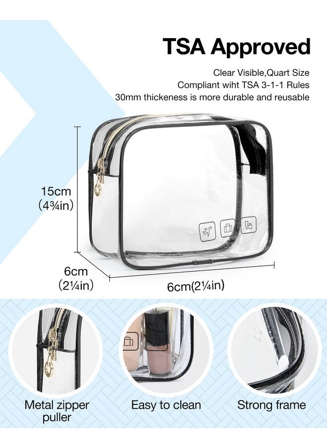BAGSMART Toiletry Bag Hanging Travel Makeup Organizer With Tsa Approved Transparent Cosmetic Bag Makeup Bag For Full Sized Toiletries, Large-Blck  - Image 4