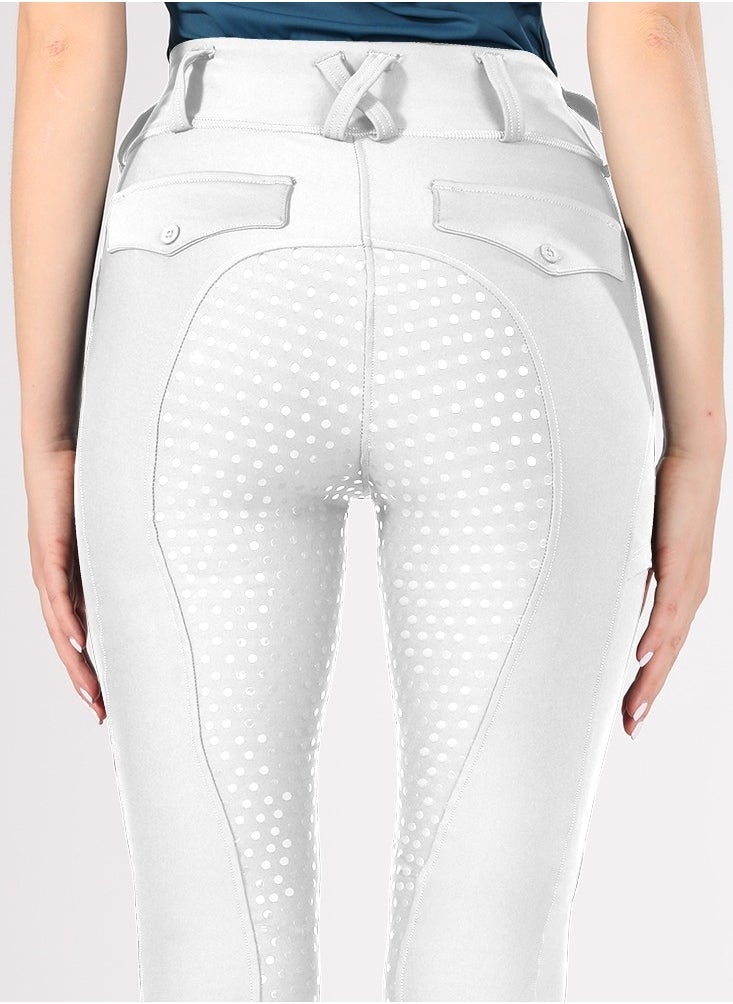 General - Full Seat Grip Riding Horse Pants Women Silicone Equestran Leggings with Pocket Breeches Clothes Sport Riding Trousers - Image 1