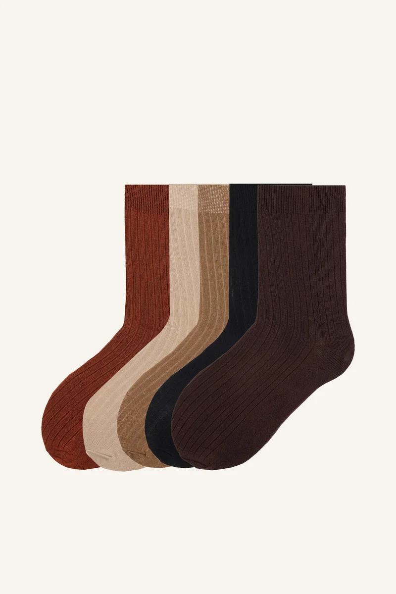 Man 5 Piece Bamboo Socks